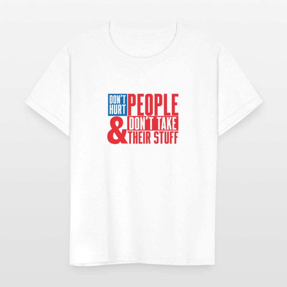 Don't Hurt People | America | Youth Tee - white
