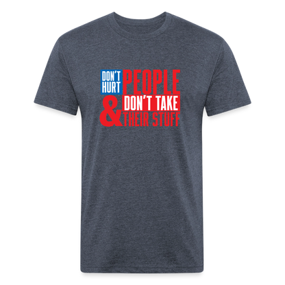 Don't Hurt People | America | Men's Tee - heather navy