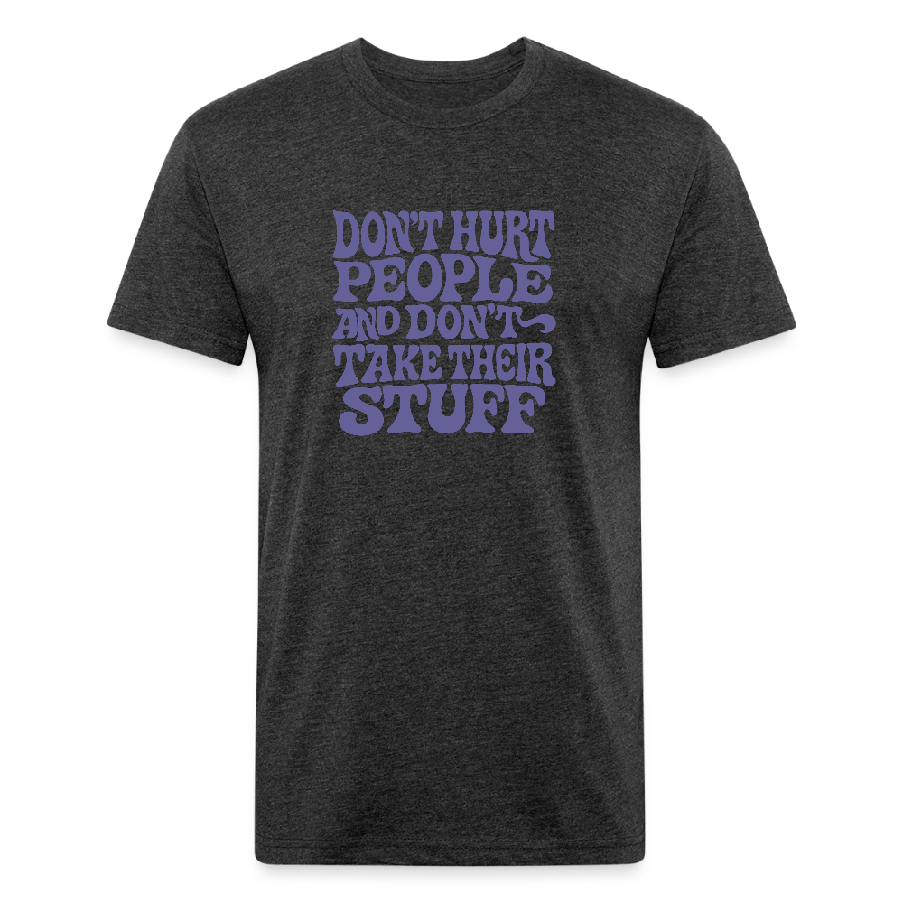 Don't Hurt People | Retro | Men's Tee - heather black