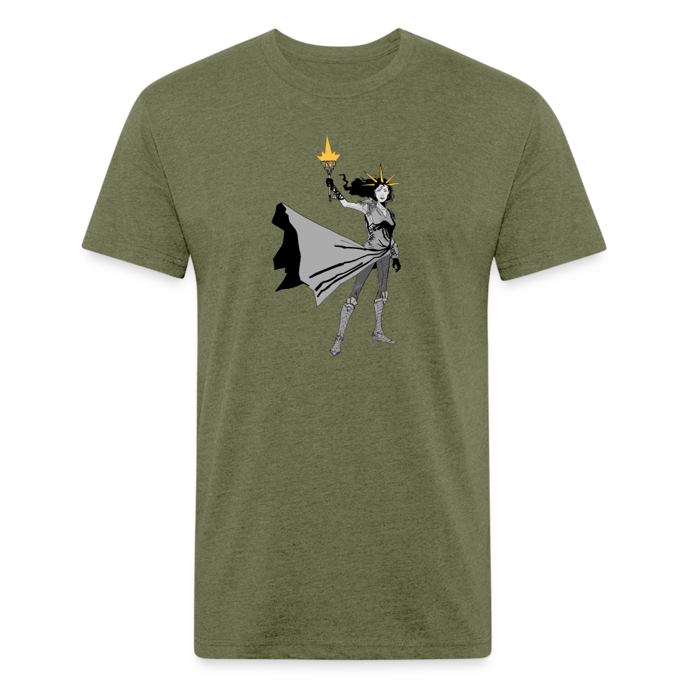 Liberty Hero | Men's Tee - heather military green