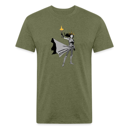 Liberty Hero | Men's Tee - heather military green