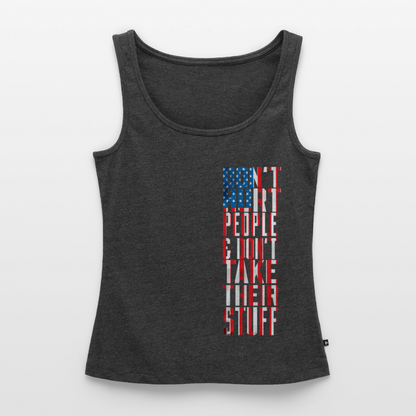 Don't Hurt People | Flag | Women's Tank - heather anthracite