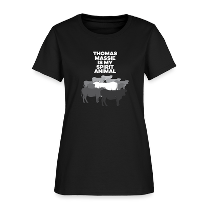 Thomas Massie Is My Spirit Animal | Women's Tee - black