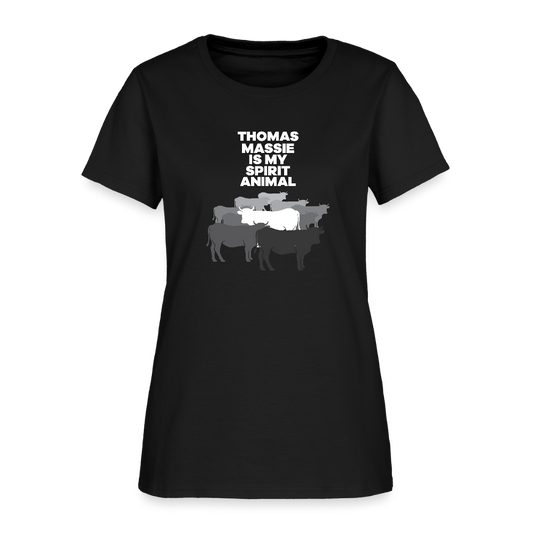 Thomas Massie Is My Spirit Animal | Women's Tee - black