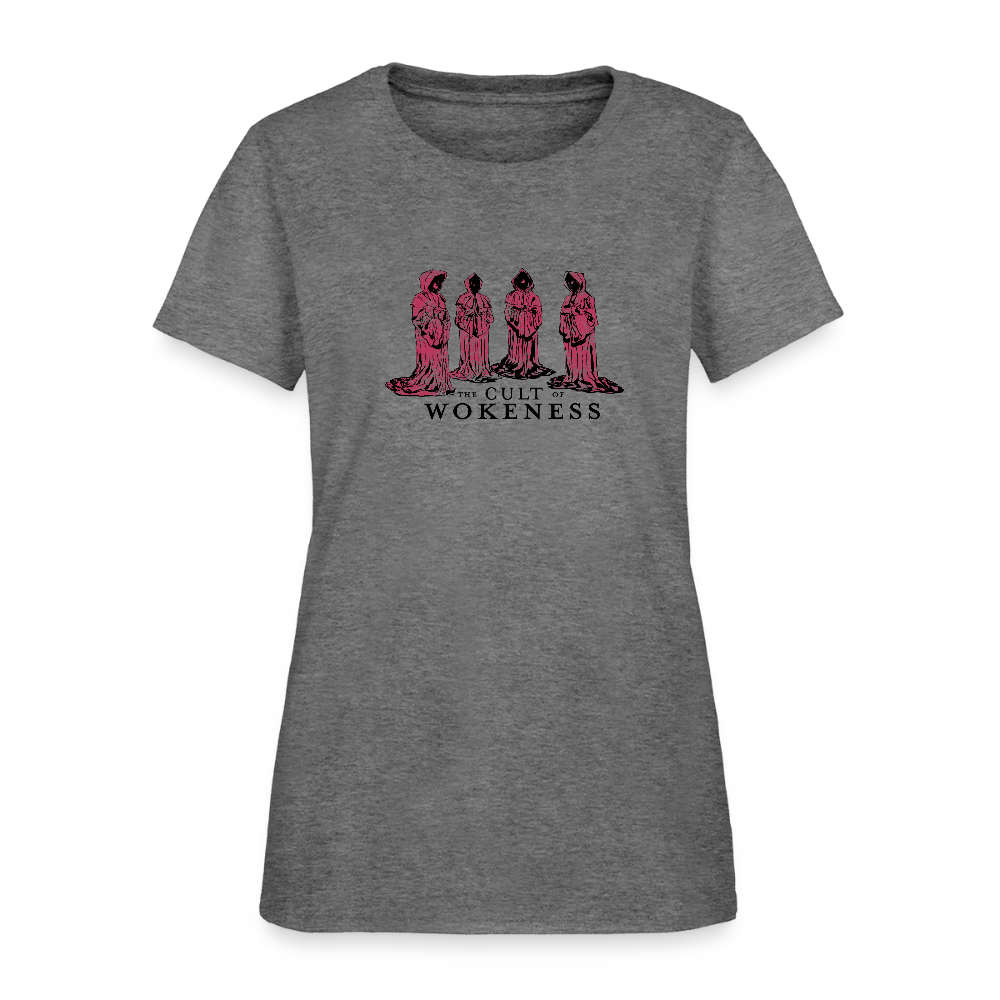 Cult of Wokeness | Women's Tee - graphite heather