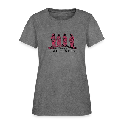 Cult of Wokeness | Women's Tee - graphite heather