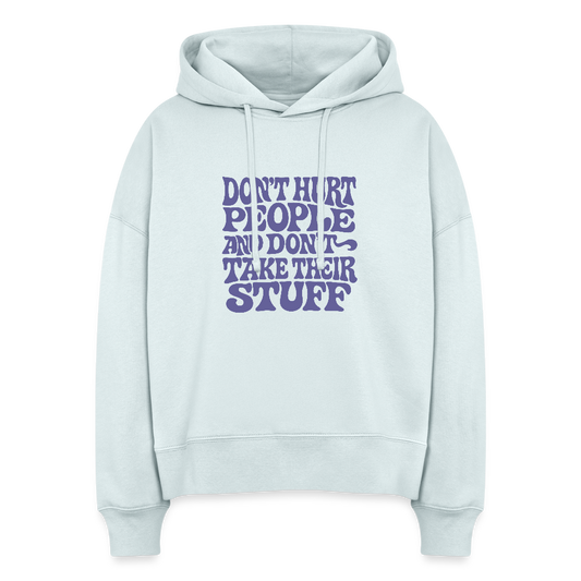 Don't Hurt People | Retro | Women's Hoodie - blue ice