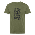 Don't Hurt People | Men's Tee - heather military green