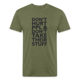 Don't Hurt People | Men's Tee - heather military green