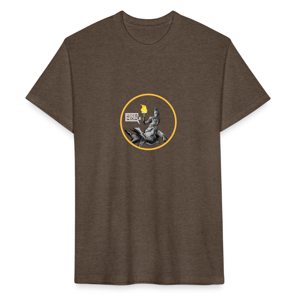Lady Liberty | Men's Tee - heather espresso