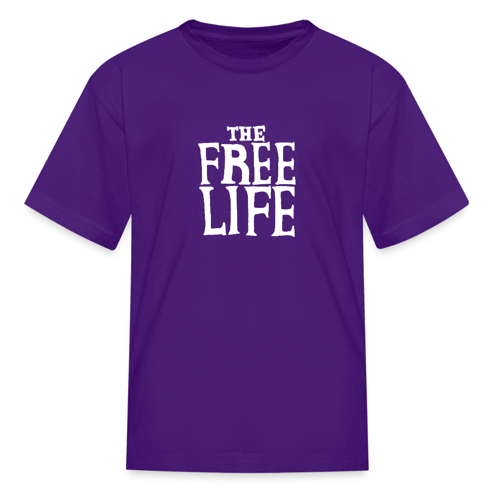 The Free Life | Youth Tee - purple