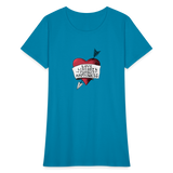 Love, Liberty | Women's Tee - turquoise