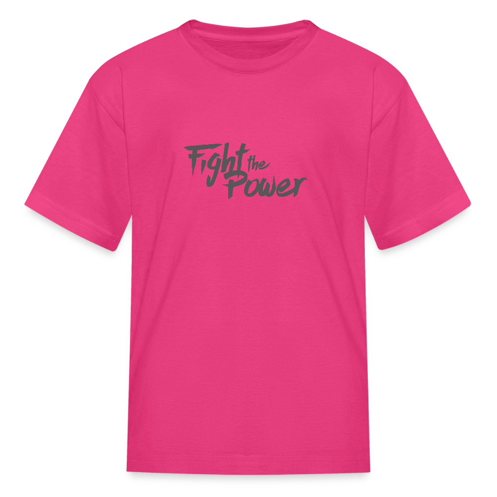 Fight the Power | Youth Tee - fuchsia