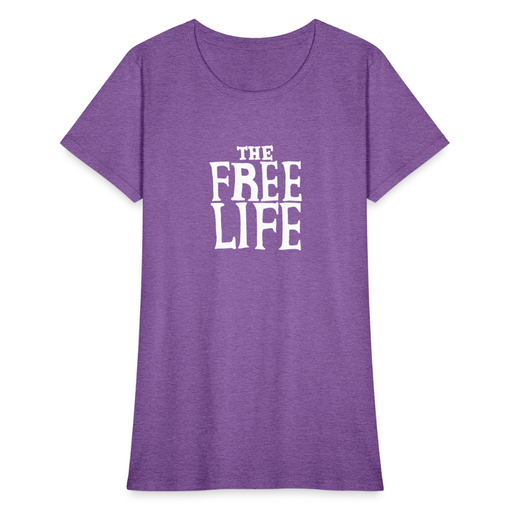 The Free Life | Women's Tee - purple heather