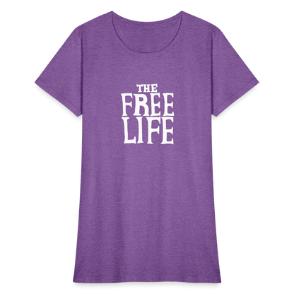 The Free Life | Women's Tee - purple heather