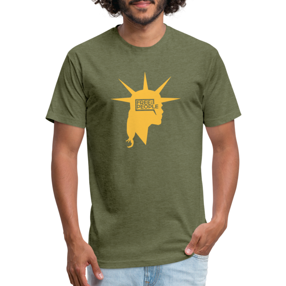 Liberty Head | Men's Tee - heather military green