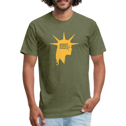 Liberty Head | Men's Tee - heather military green