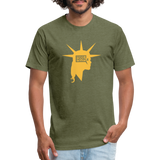 Liberty Head | Men's Tee - heather military green