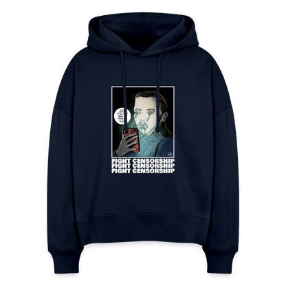 Fight Censorship | Women's Hoodie - french navy
