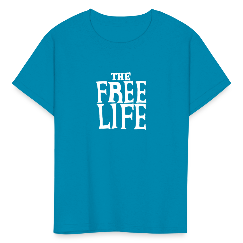 The Free Life | Youth Tee - turquoise