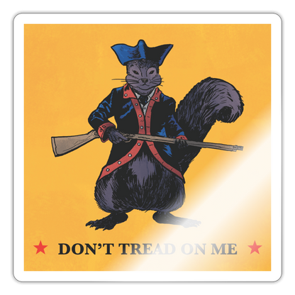 Peanut the Squirrel Sticker - white glossy