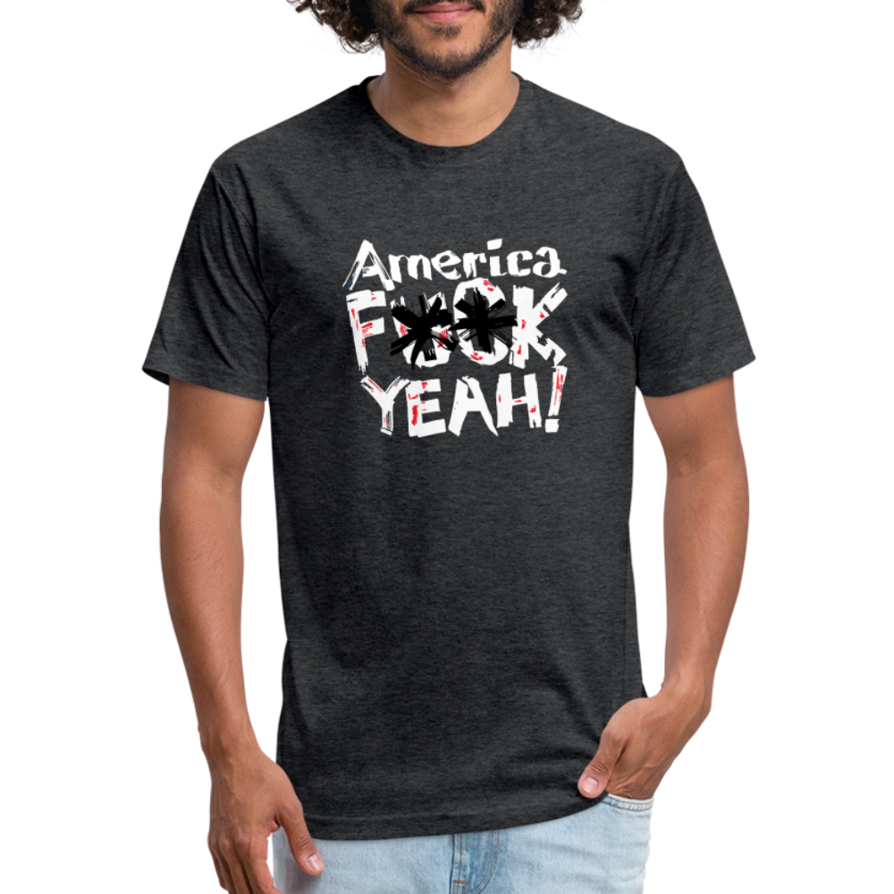 America F**k Yeah! | Men's Tee - heather black
