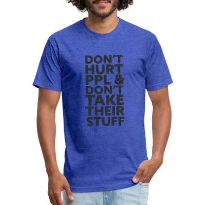 Don't Hurt People | Men's Tee - heather royal