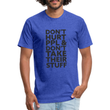 Don't Hurt People | Men's Tee - heather royal