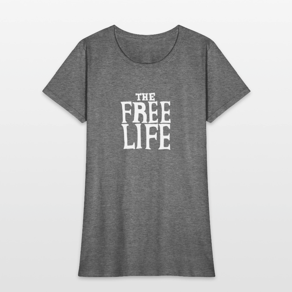 The Free Life | Women's Tee - graphite heather
