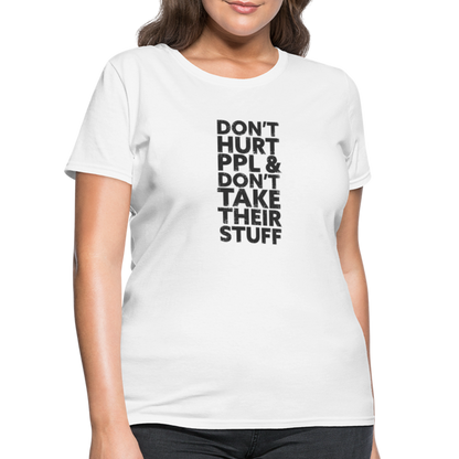 Don't Hurt People | Women's Tee - white