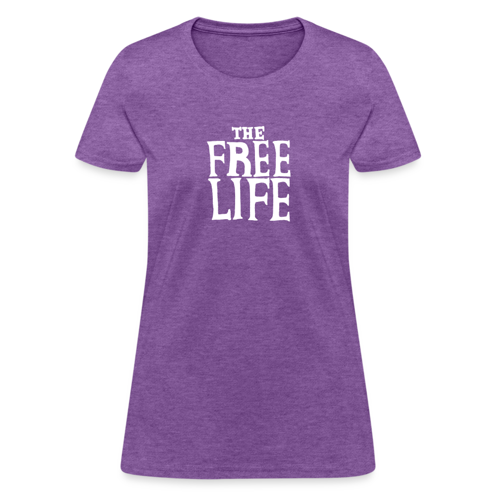 The Free Life | Women's Tee - purple heather