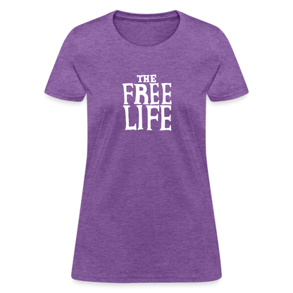 The Free Life | Women's Tee - purple heather