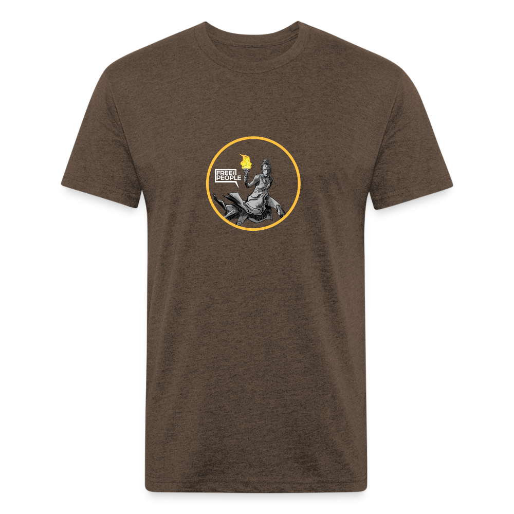 Lady Liberty | Men's Tee - heather espresso