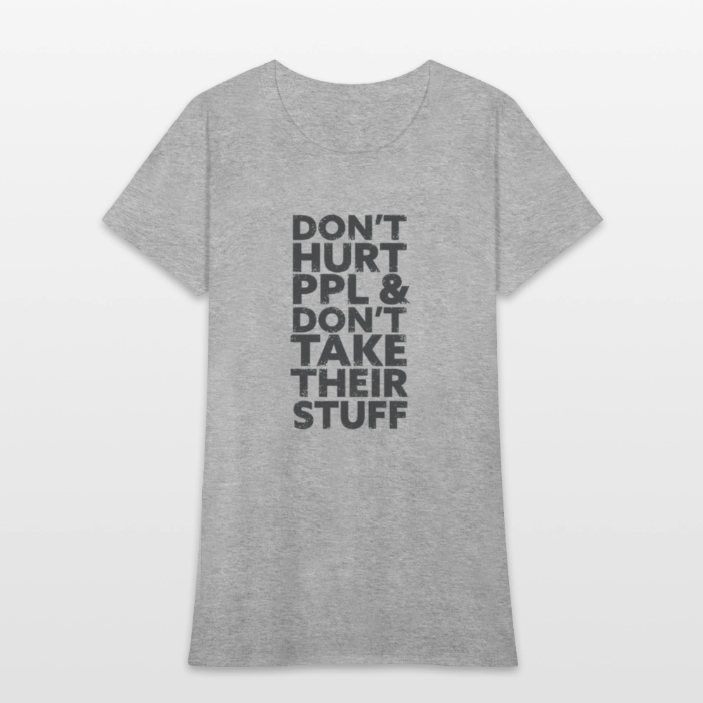 Don't Hurt People | Women's Tee - heather gray