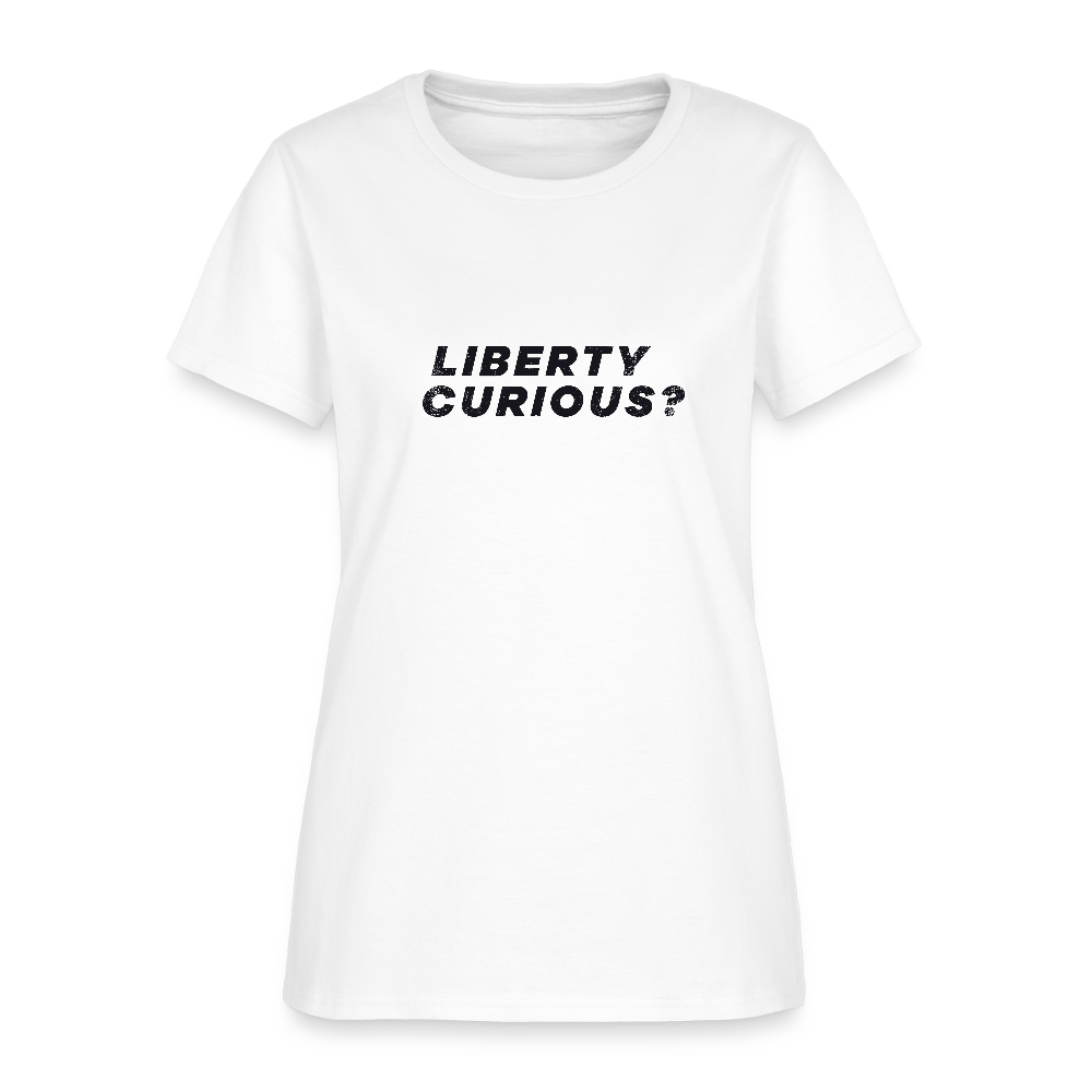 Liberty Curious? | Women's Tee - white