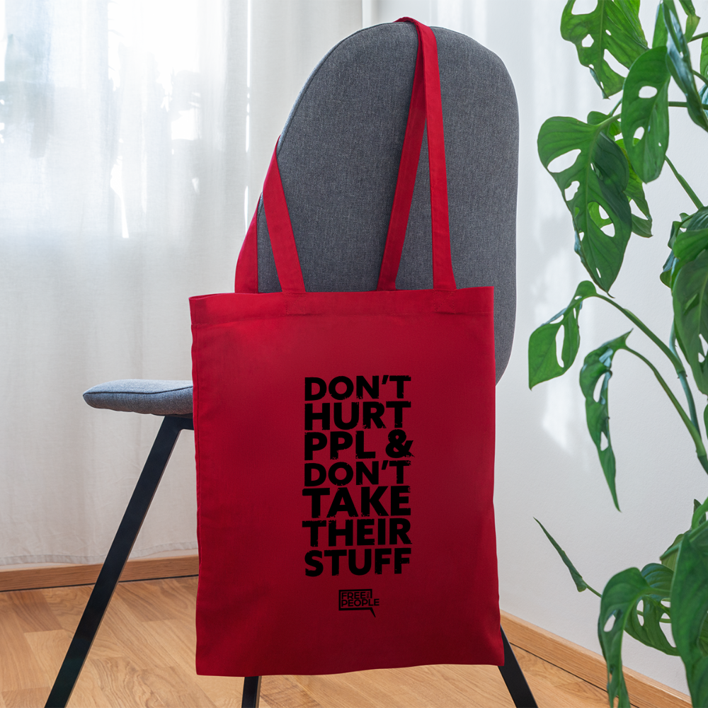 Don't Hurt People | Tote Bag - red