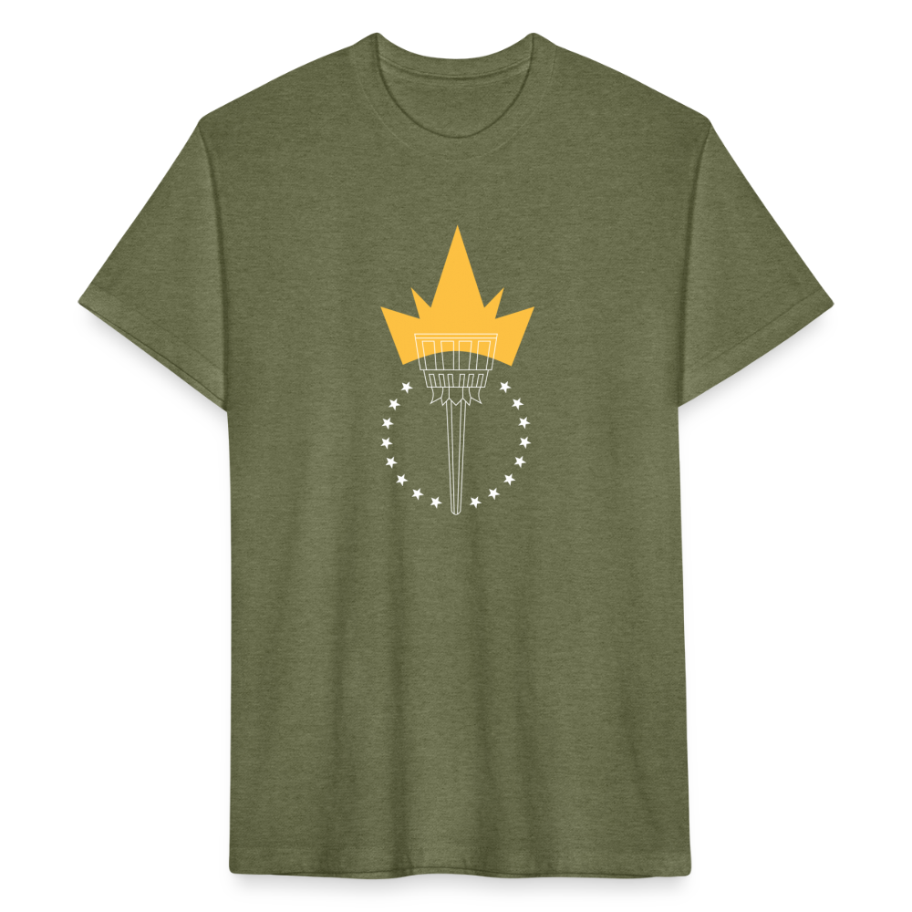 Freedom Torch | Men's Tee - heather military green