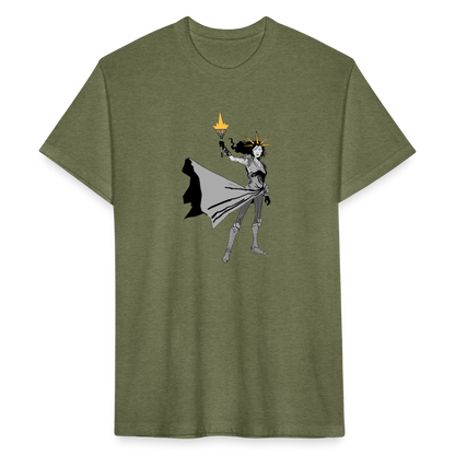 Liberty Hero | Men's Tee - heather military green
