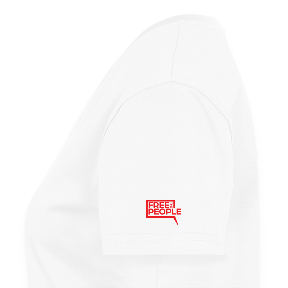 Don't Hurt People | America | Women's V-Neck Tee - white