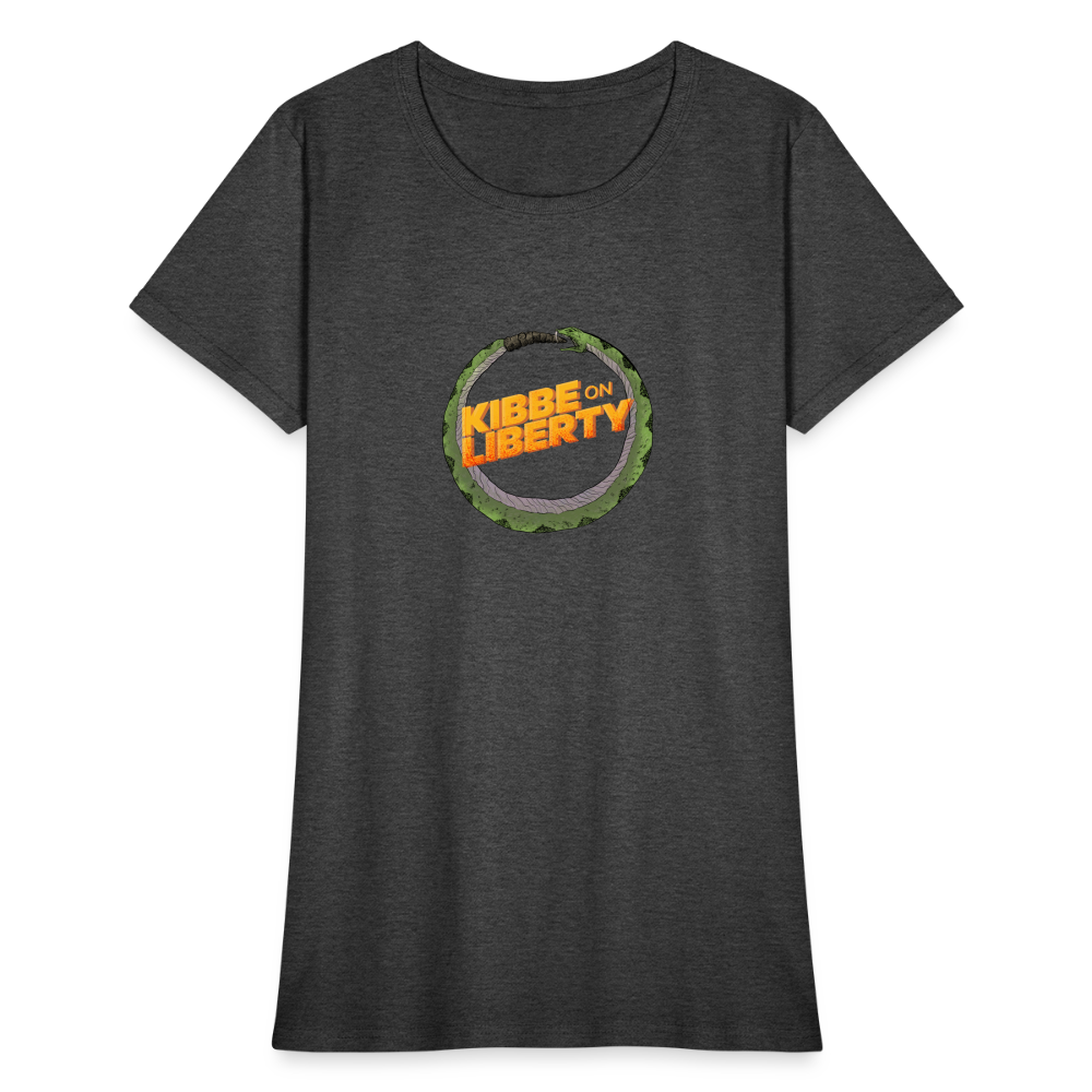 Kibbe on Liberty | Women's Tee - heather black