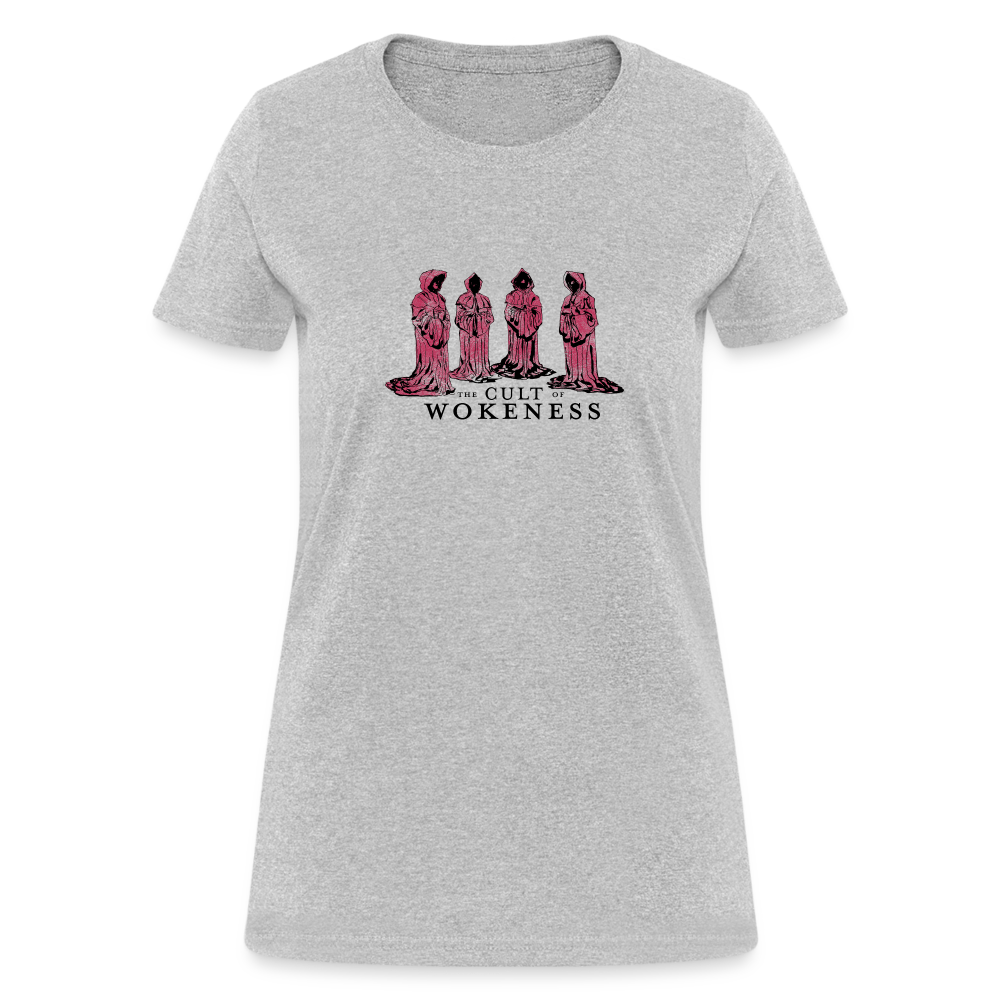 Cult of Wokeness | Women's Tee - heather gray