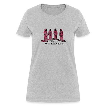 Cult of Wokeness | Women's Tee - heather gray