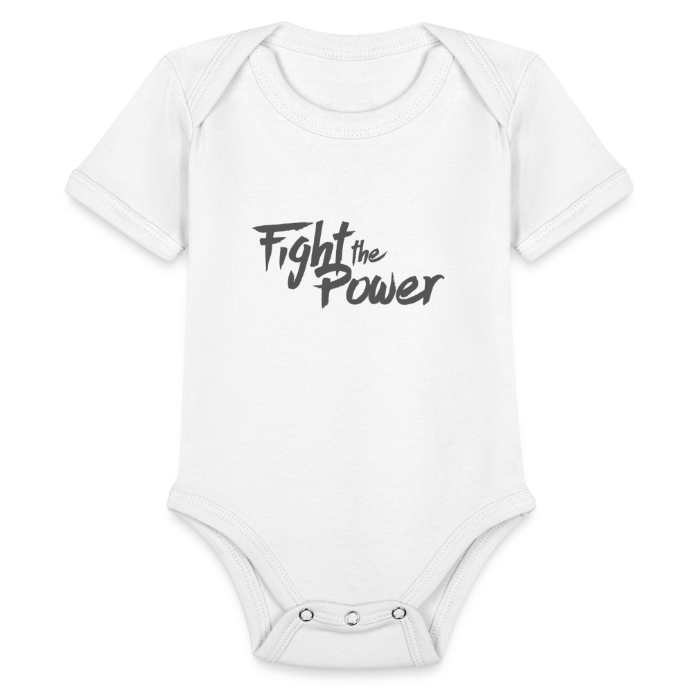 Fight the Power | Baby Onesie - white