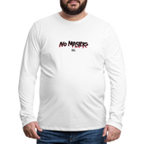 No Masters | Men's Long Sleeve Tee - white