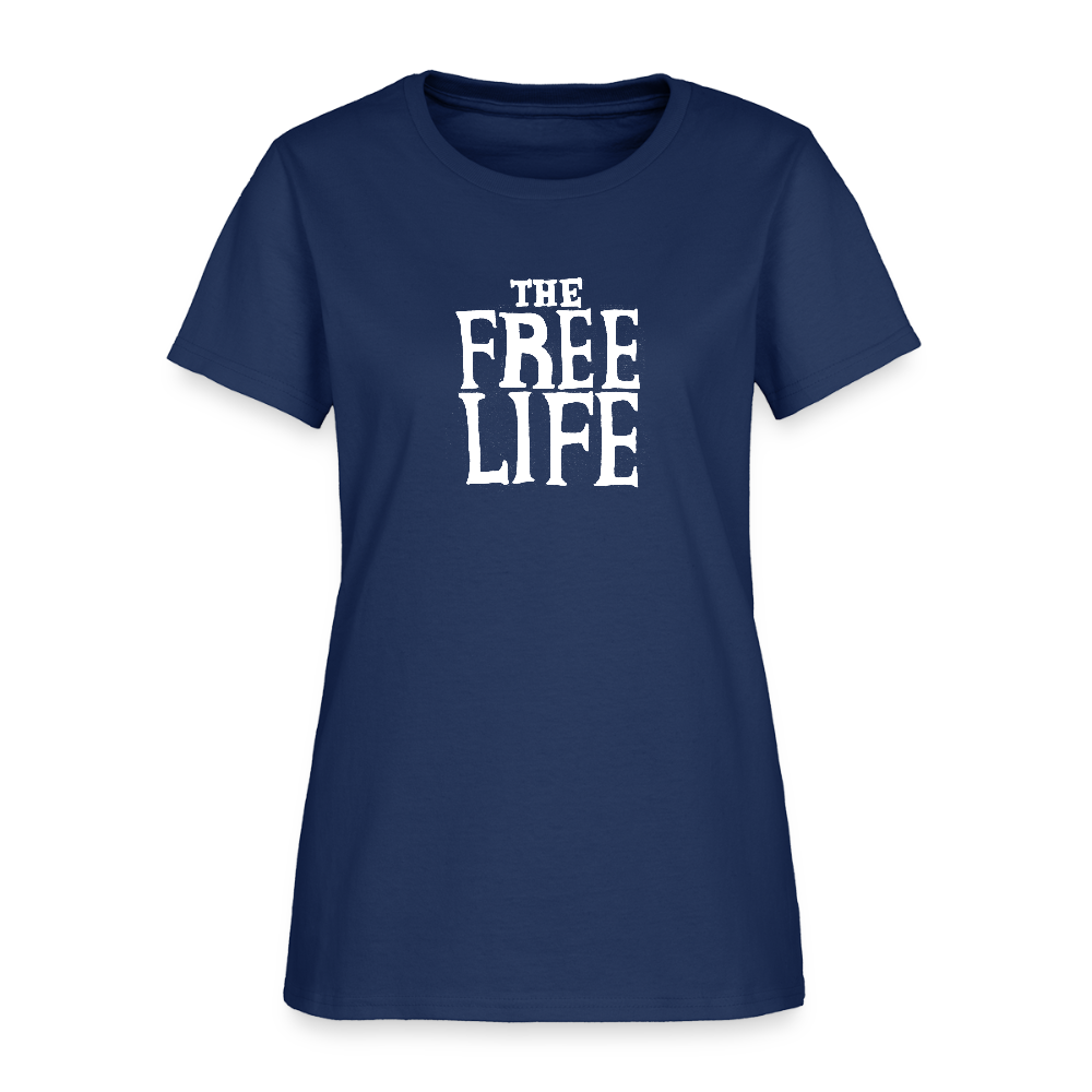 The Free Life | Women's Tee -  blue dusk