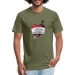 Love, Liberty | Men's Tee - heather military green