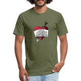 Love, Liberty | Men's Tee - heather military green