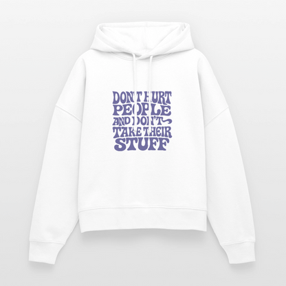 Don't Hurt People | Retro | Women's Hoodie - white