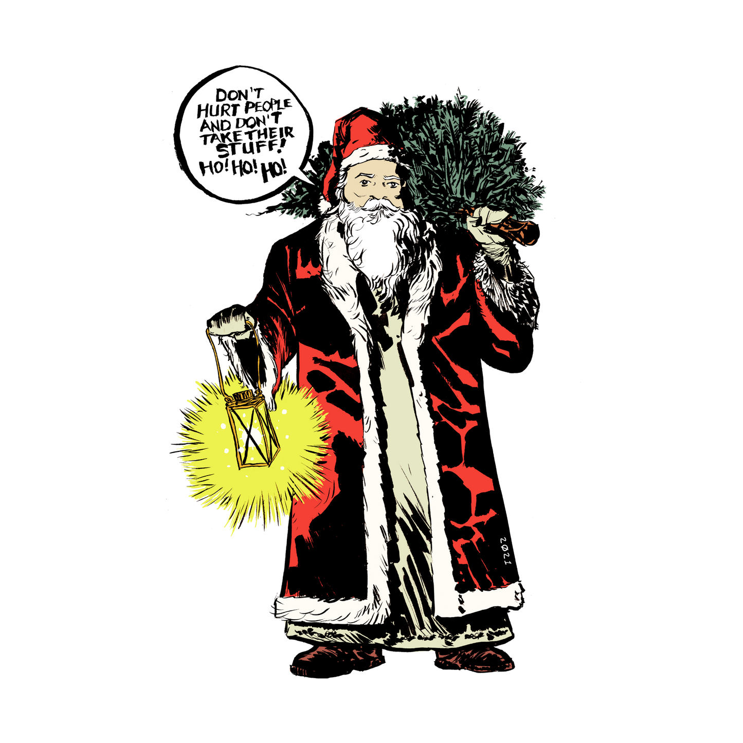 2021 Santa | Women's Hoodie