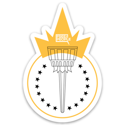 Freedom Torch Sticker